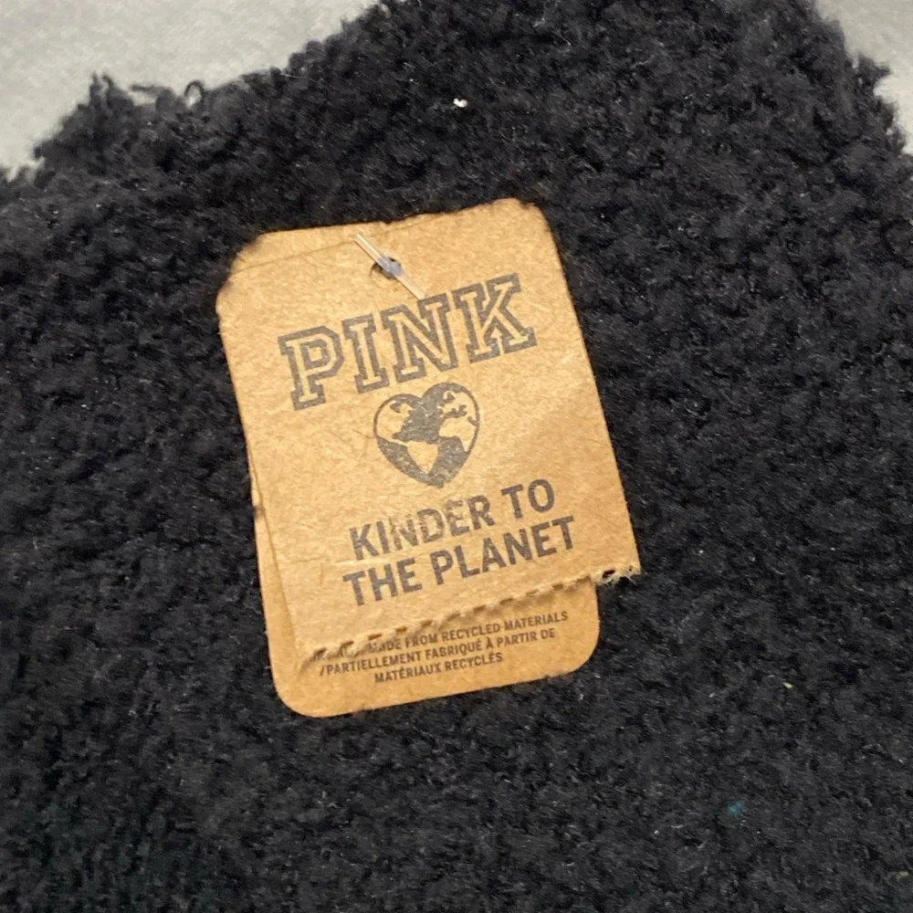 PINK Victoria's Secret Black Eco-Friendly Fabric 2 pairs socks